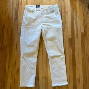 Gap Cigarette High Rise Jean in Warm White, Size 31/12 reg. New with tags